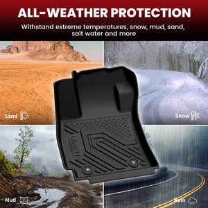 Fit for 2027 Kia Seltos Floor Mats & Seatback & Cargo Mats All Weather Mats