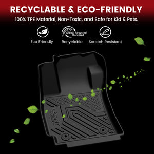 Fit for 2027 Kia Seltos Floor Mats & Seatback & Cargo Mats TPE Material