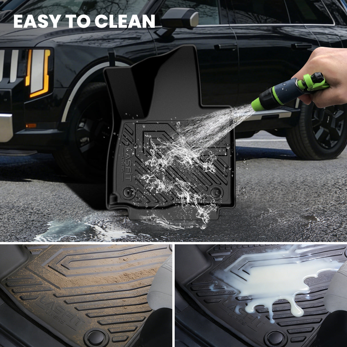  Lasfit 2027 Kia Telluride Floor Mats