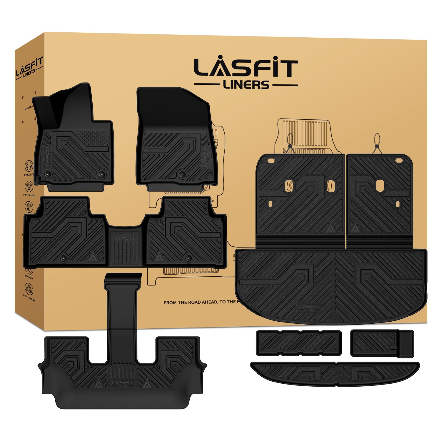 2027 Kia Telluride Floor Mats – Better Than OEM, Full Coverage TPE