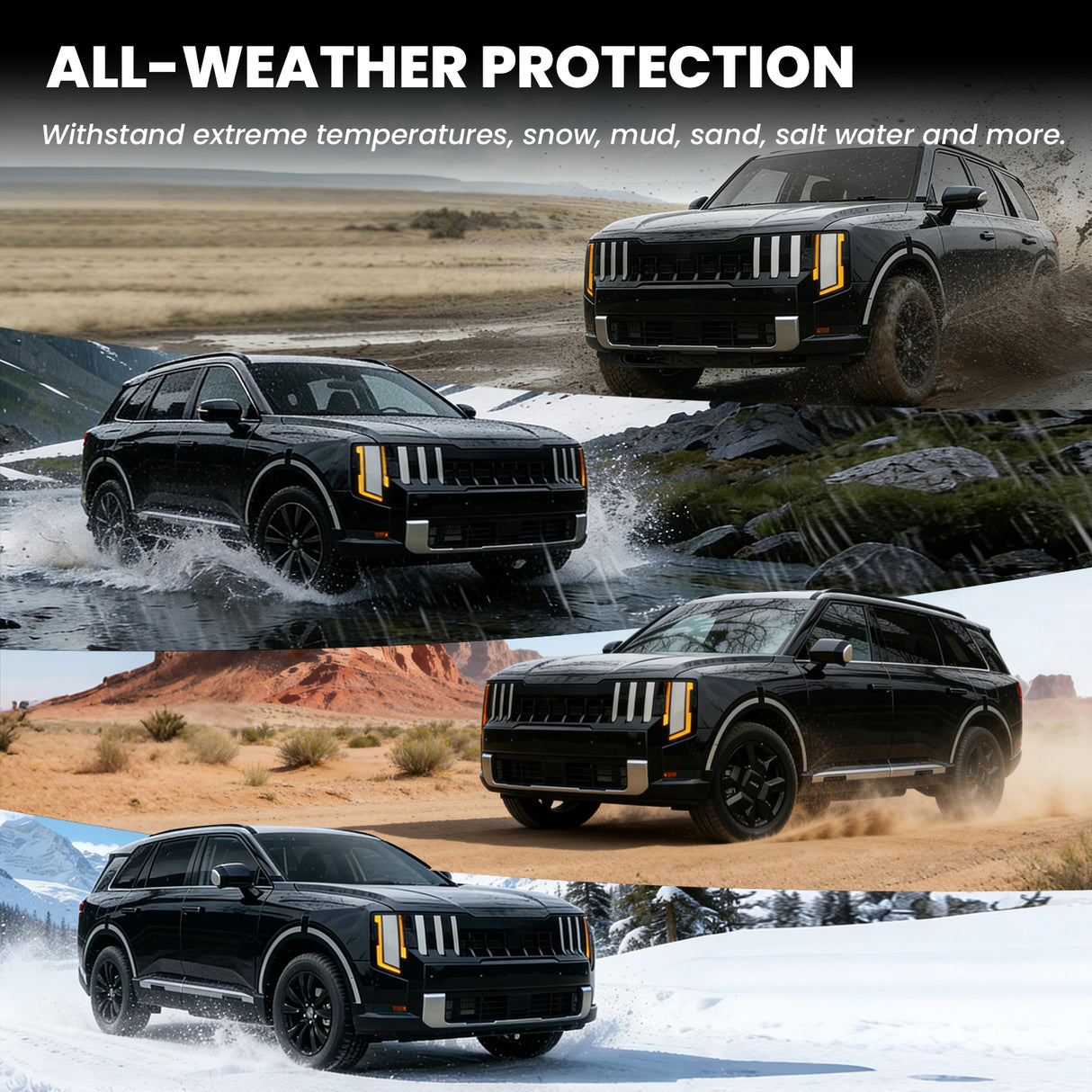  Lasfit 2027 Kia Telluride Floor Mats