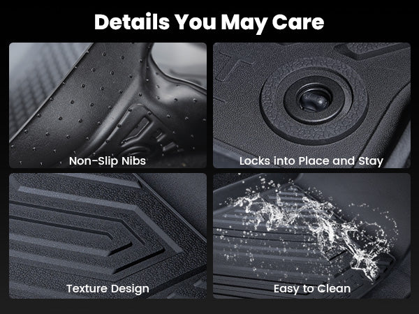 Anti-slip Features with 2027 Kia Telluride floor mats