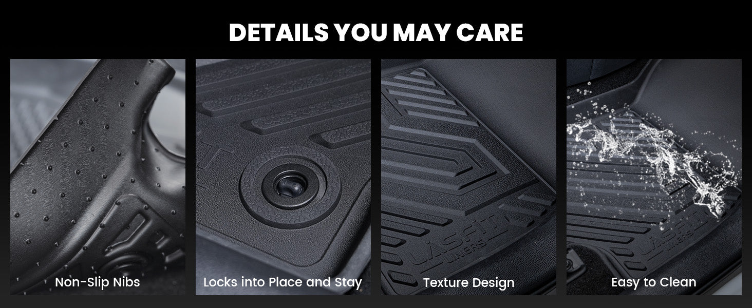 Anti-slip Features 2027 Kia Telluride floor mats