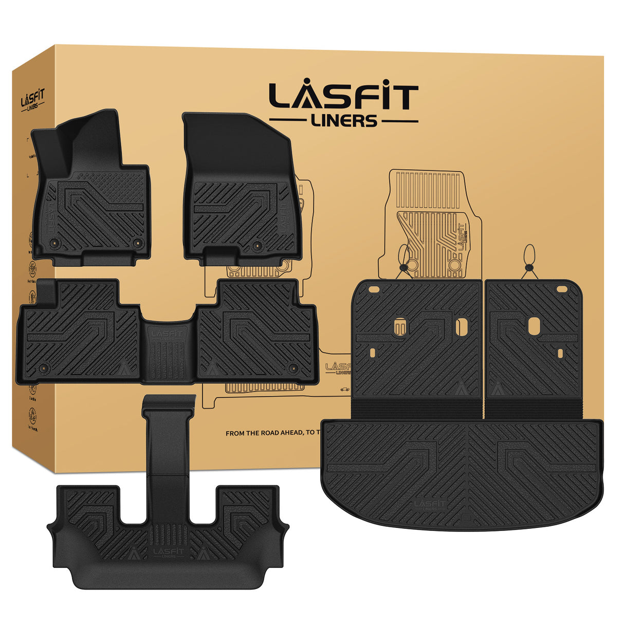 Fit for 2027 Kia Telluride Floor Mats or Seatback & Cargo & Rear Trunk Mat