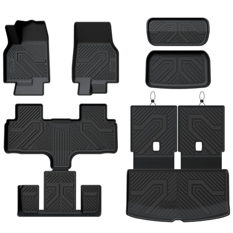 2027 Tesla Model Y L 3Row & Cargo & Seatback & Front & Rear Trunk Mats