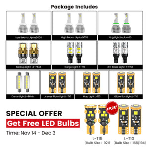 Fit for 2016-2018 Ram HD 2500/3500 LED Bulbs Upgrade | Tested and Verified