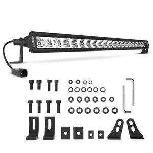 LASFIT Off-Road LED Light Bars 12 22 32 42 52 Inch Spot Flood Combo Single Row - White