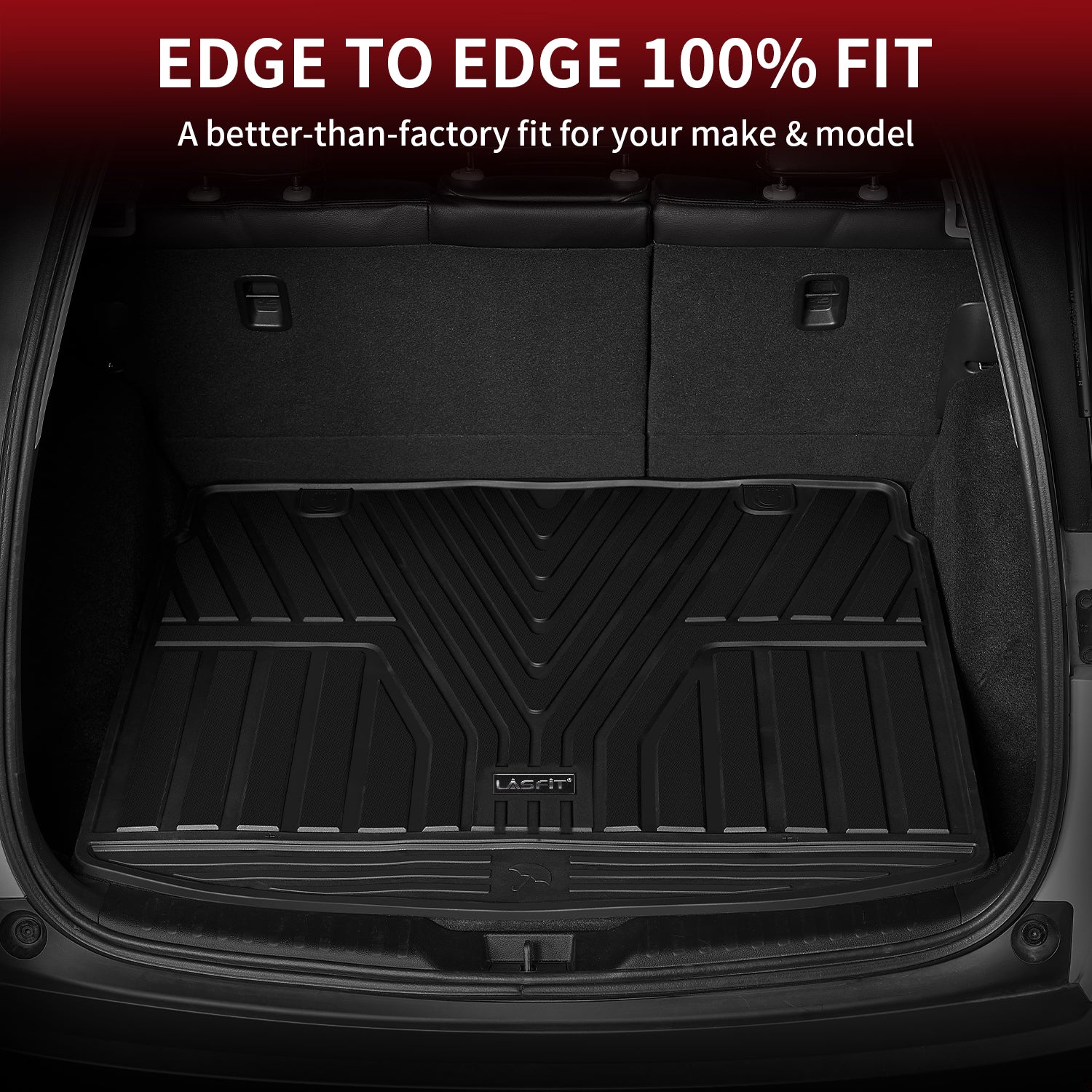 Black TPO Rear Cargo Trunk Liner Floor Mat For Honda CR-V 2007-2016 - Waterproof