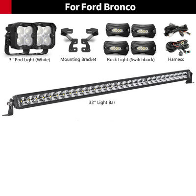 Fit For Ford Bronco 2021-2023 Combo Package Upgrades