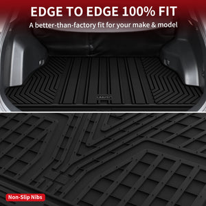 Fit for 2019-2025 Toyota RAV4 All-weather TPE Floor Mats & Cargo Mat