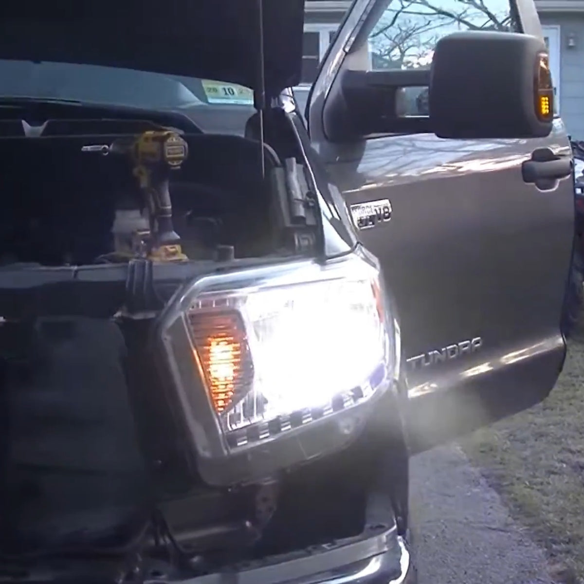 2nd Gen Toyota Tundra led headlight bulbs 07