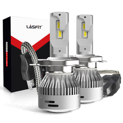 Ampoule LED H4 (set 2 pièces) HB2 / 9003 / incl CANbus EMC CHip 16000 Lumen  6500k
