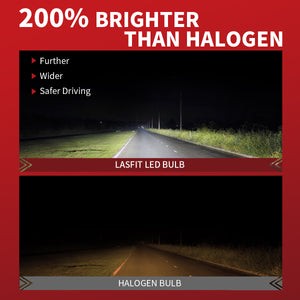 40W H11 H8 H9 L1 Plus Series | 4,000LM 6000K LED Bulbs