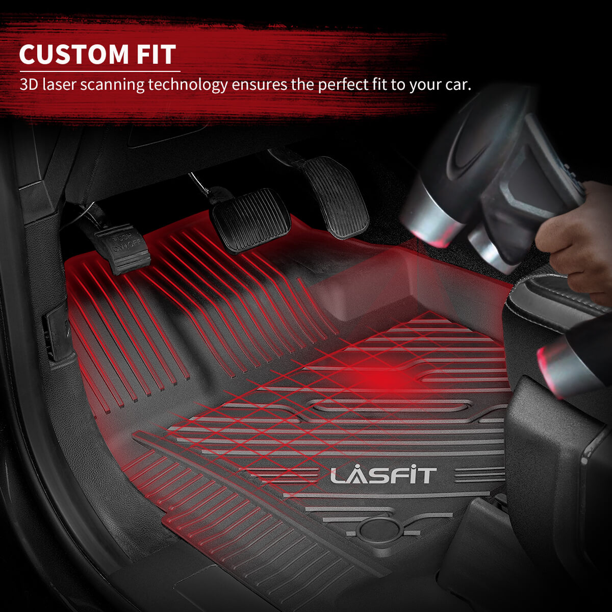 Fit for 2020-2025 Tesla Model Y Custom TPE Floor Mats/Cargo Mats