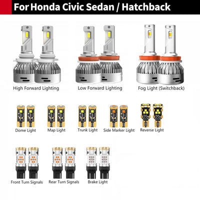 combo package C for honda civic sedan hatchback