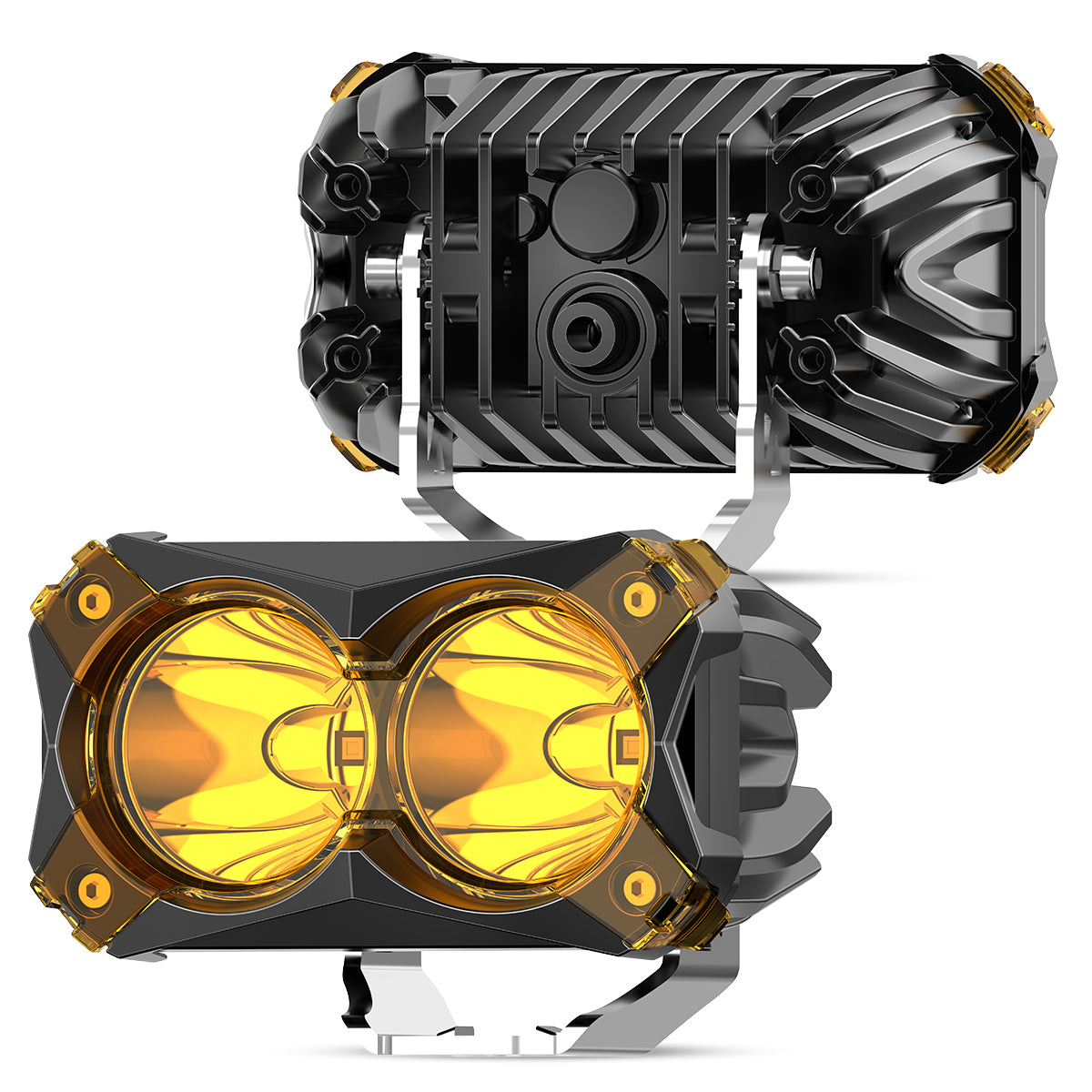 4.8" led amber spot pod lights