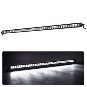 LASFIT Off-Road LED Light Bars 12 22 32 42 52 Inch Spot Flood Combo Single Row - White