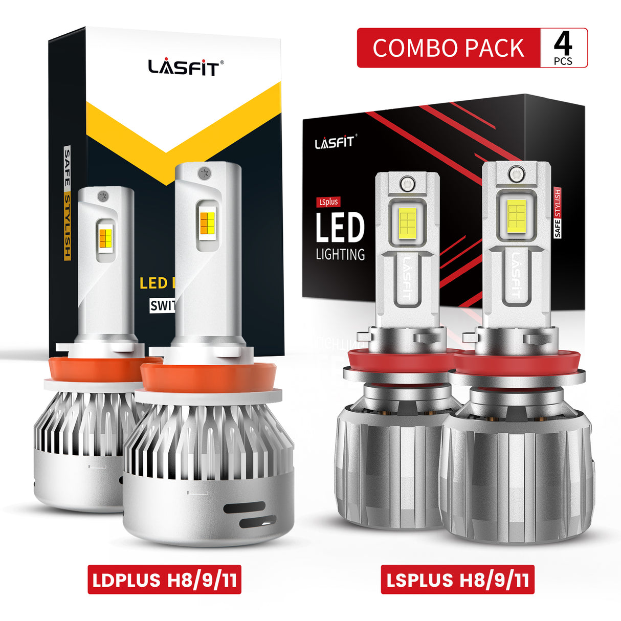 Lasfit LS Plus & LD Plus H11 LED bulbs