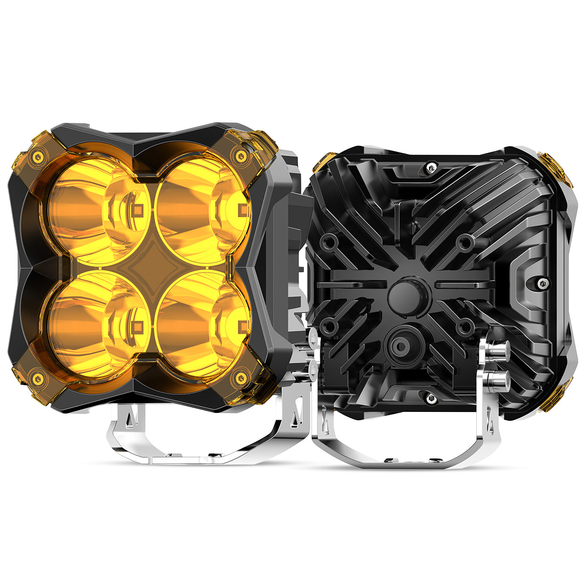 5" off road amber led spot auxiliary lights