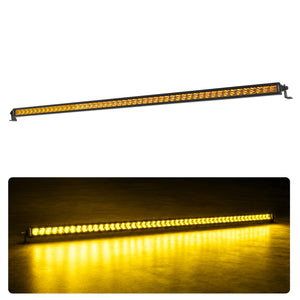 Lasfit 12"/22"/32"/42"/52" Off-Road Slim Single Row Combo Flood Spot Beam LED Amber Light Bars