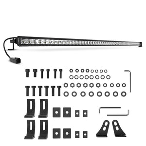 LASFIT Off-Road LED Light Bars 12 22 32 42 52 Inch Spot Flood Combo Single Row - White