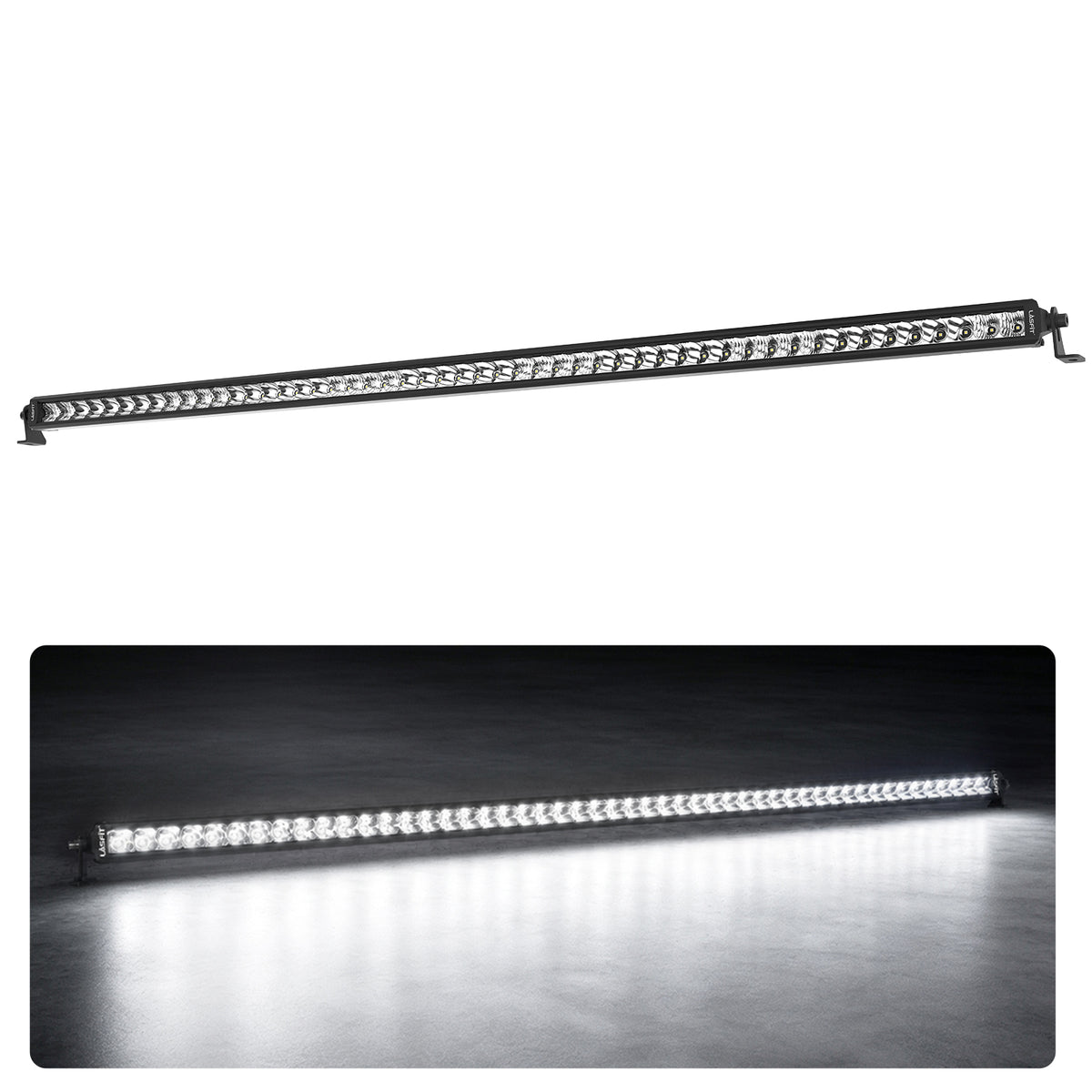LASFIT Off-Road LED Light Bars 12 22 32 42 52 Inch Spot Flood Combo Single Row - White