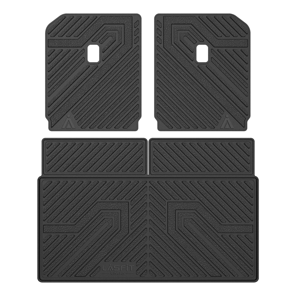 Fit for 2022-2024 Rivian R1S Floor Mats / Backrest Mats & Cargo Mat