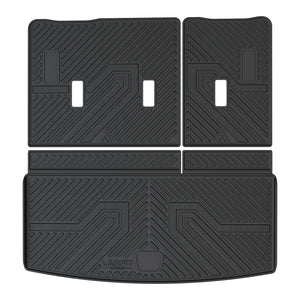 Fit for 2021-2025 Chevrolet Tahoe Floor Mats, Fit 7 Seats (2nd Row Bucket Seats) Only, Not Fit 8 / 9 seats