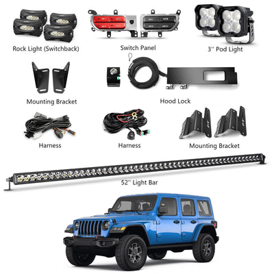 Jeep Wrangler 2018-2023 Combo Package Upgrades