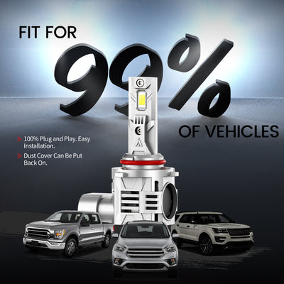 LAair H10 LED Bulb fit for 99_ of vehicles