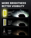 8.Lasfit LSplus 9005 LED Bulbs more brighter better visibility
