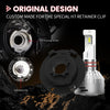 H7 LED Bulbs with Retainer Adapter Plug and Play Customized Design | Pro-HK5, 2 Bulbs