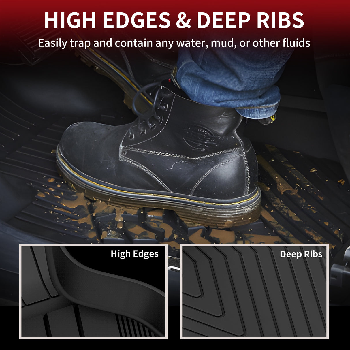 BMW X3 X4 High Edges Floor Mats