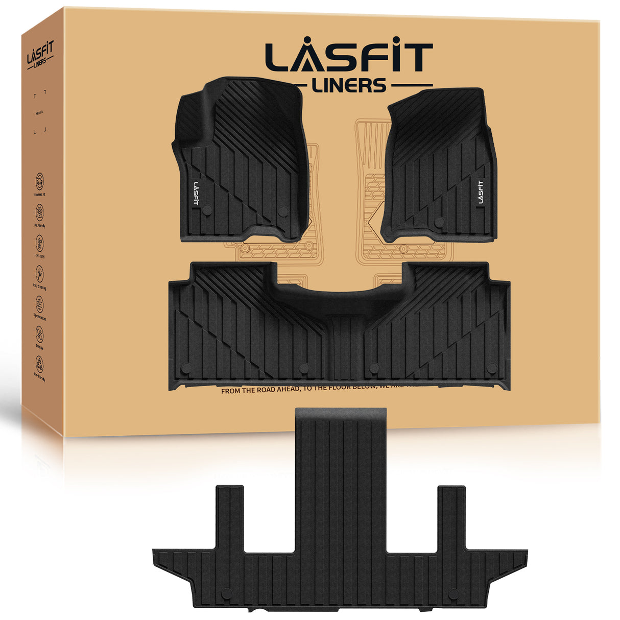 Fit for 2021-2025 Chevrolet Suburban Floor Mats/Cargo/Seatback Mat