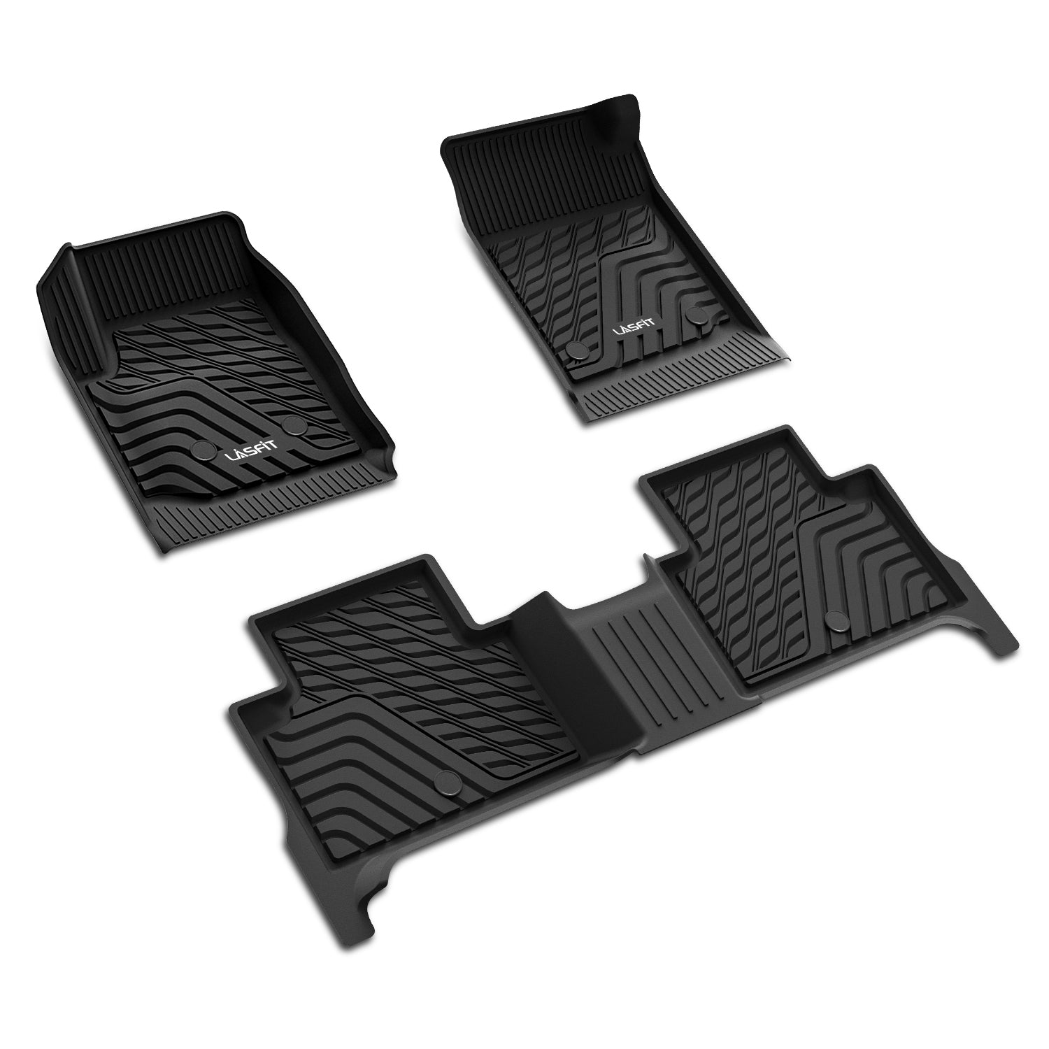 General Motors All Weather Floor Mats For 2015-2022 GMC Canyon Crew Cab - Cocoa