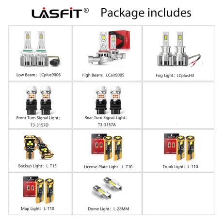 Combo package fit for 2001-2004 Toyota Corolla