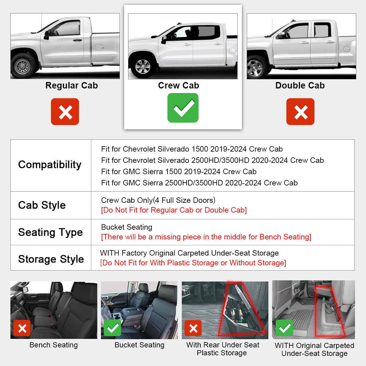 Gmc sierra floor mats 2020 discount