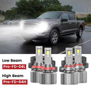 Custom design H11 9005 led headlight bulbs for 2021 2023 Ford F150