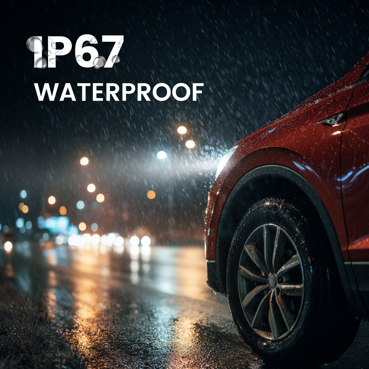 Custom-design H11 led headlight bulbs IP67 waterproof certificated
