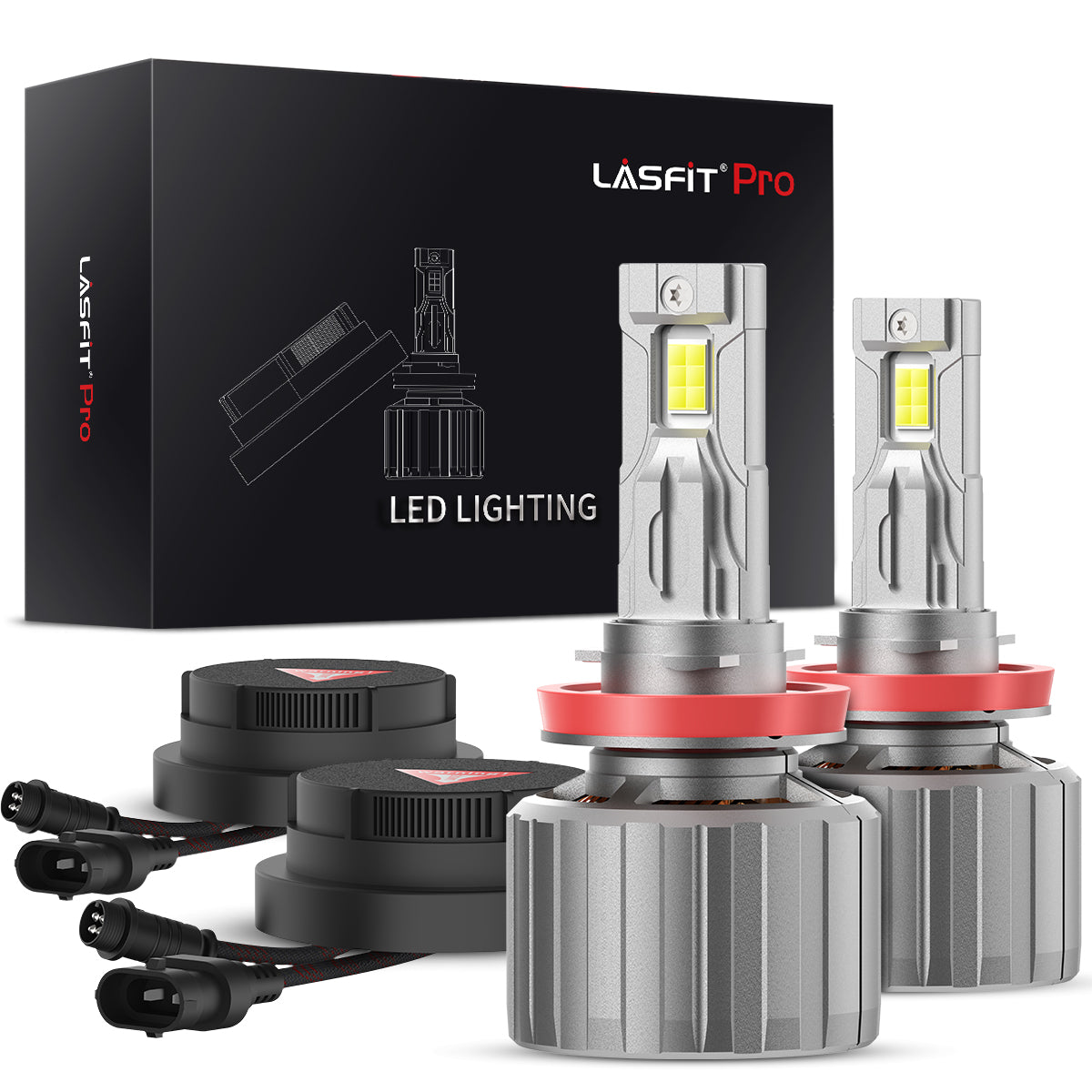 Custom-design H11 led headlight bulbs