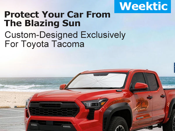 Custom-Fit Windshield Sun Shade Umbrella for 2016-2026 Toyota Tacoma