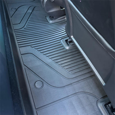 Fit for Tesla Model 3 2021 Floor Mats TPE Material 1st & 2nd & Cargo Custom All Weather Guard Interior Liners