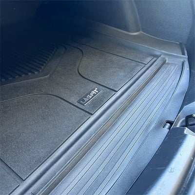 Tesla Model 3 Floor Mats 2021 TPE Material 1st & 2nd & Cargo Custom All Weather Guard Interior Liners