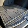 Tesla Model Y 2020-2023 Custom Floor Mats TPE Material 1st & 2nd & Cargo, Don't fit 7 Seats