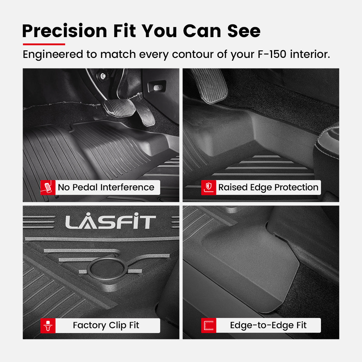 F-150 Floor Mats Precision Fit
