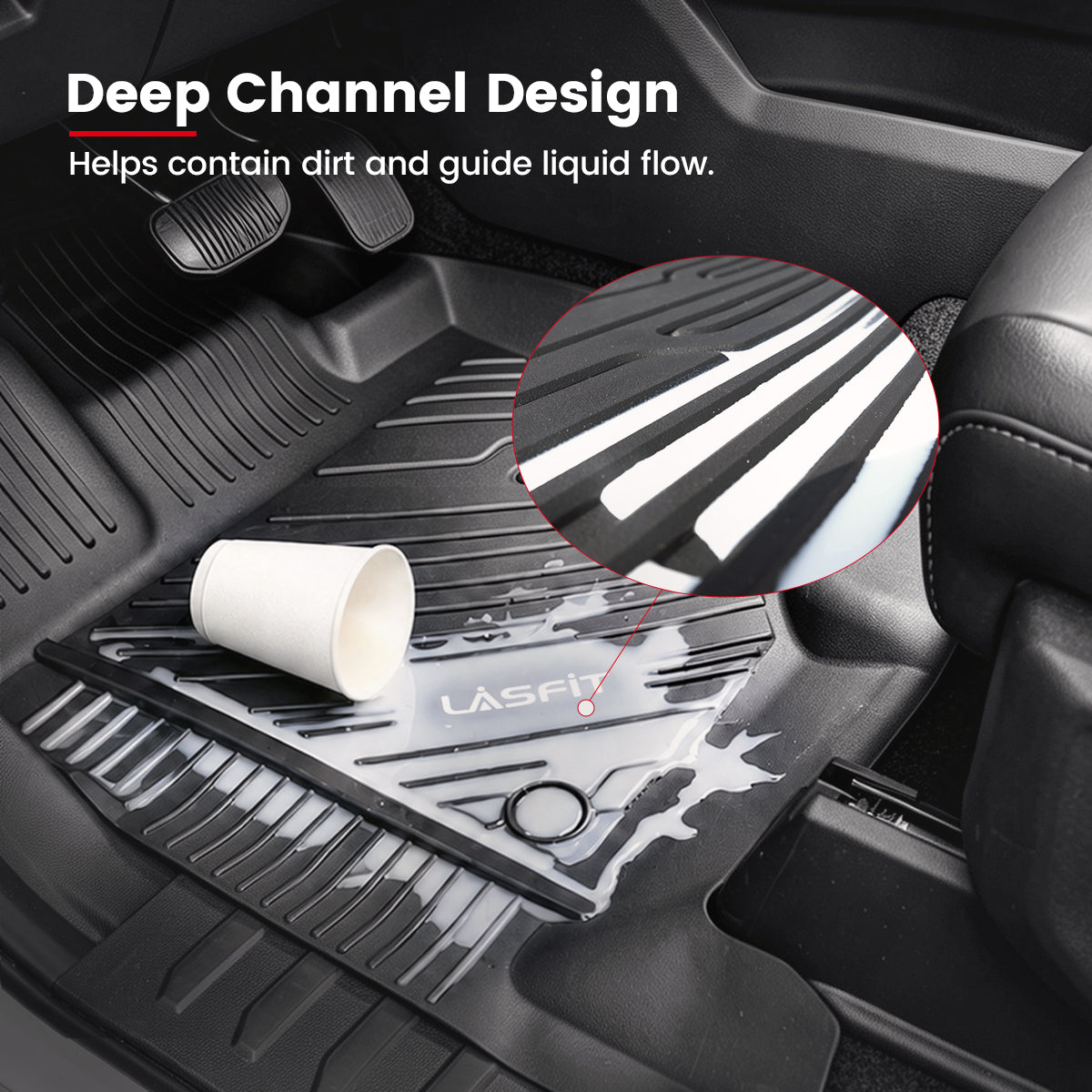 F150 Floor Mats Deep Channel Design