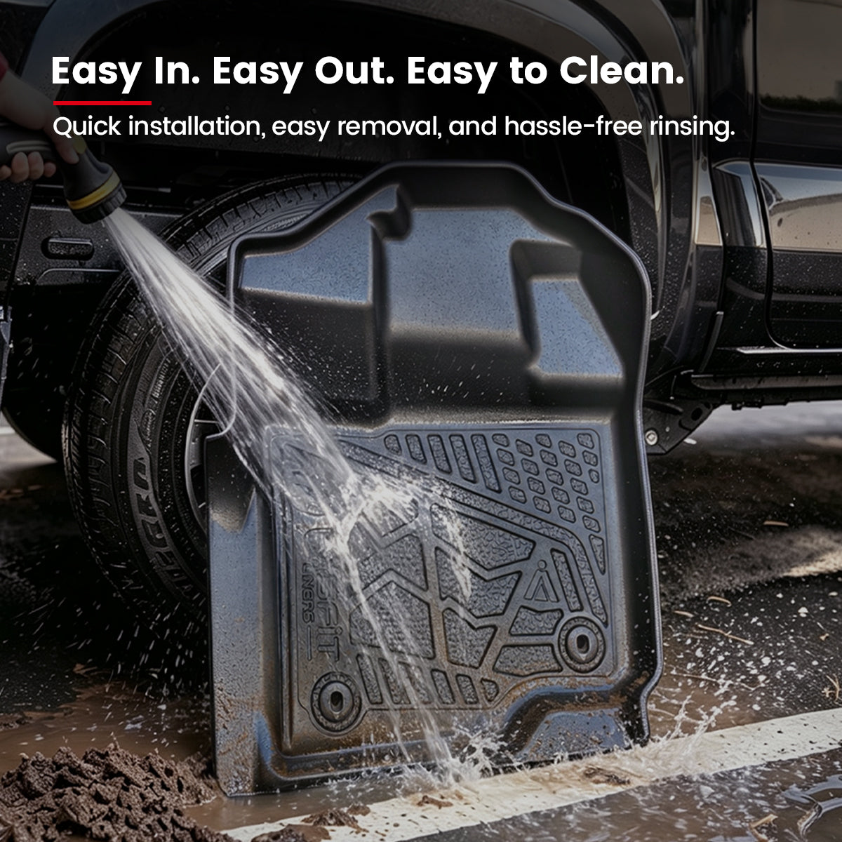 F150 SuperCab Floor Mats Easy Cleaning