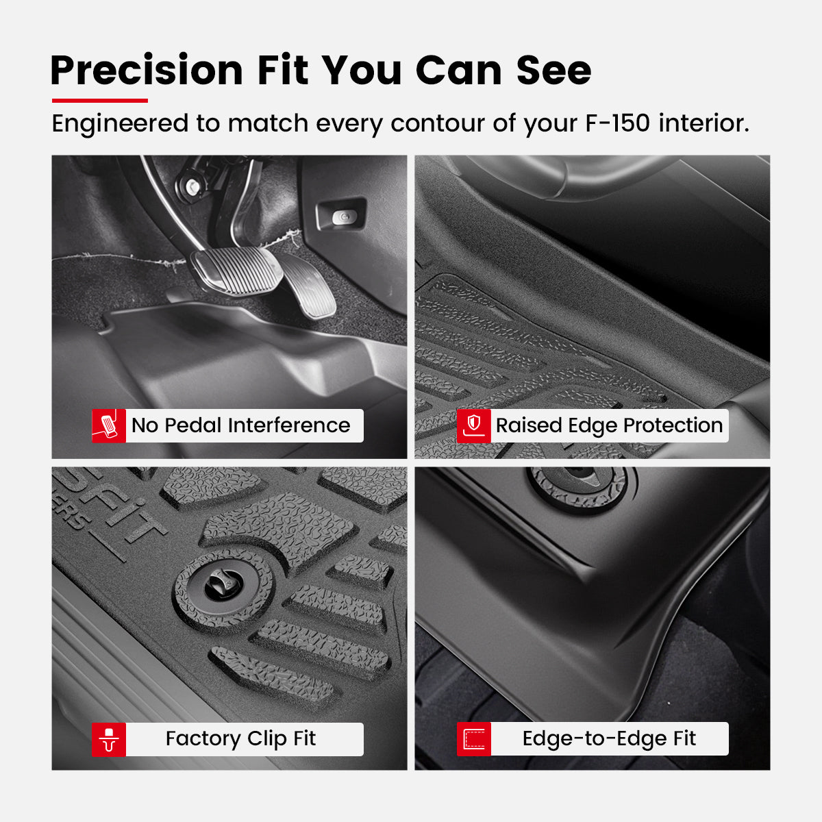 F150 SuperCab Floor Mats Precision
