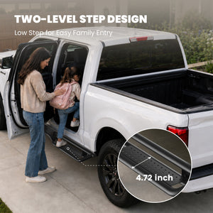 Fit for 2017-2026 Ford F-250 F-350 Running Boards Side Steps, Fit Crew Cab ONLY