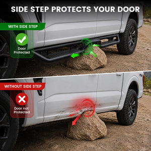 Fit for 2017-2026 Ford F-250 F-350 Running Boards Side Steps, Fit Crew Cab ONLY
